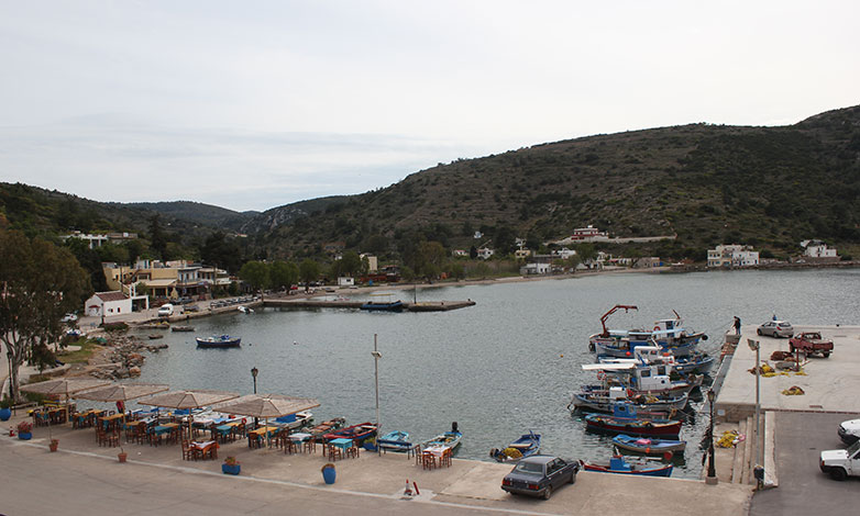 The port of Mesta Chios