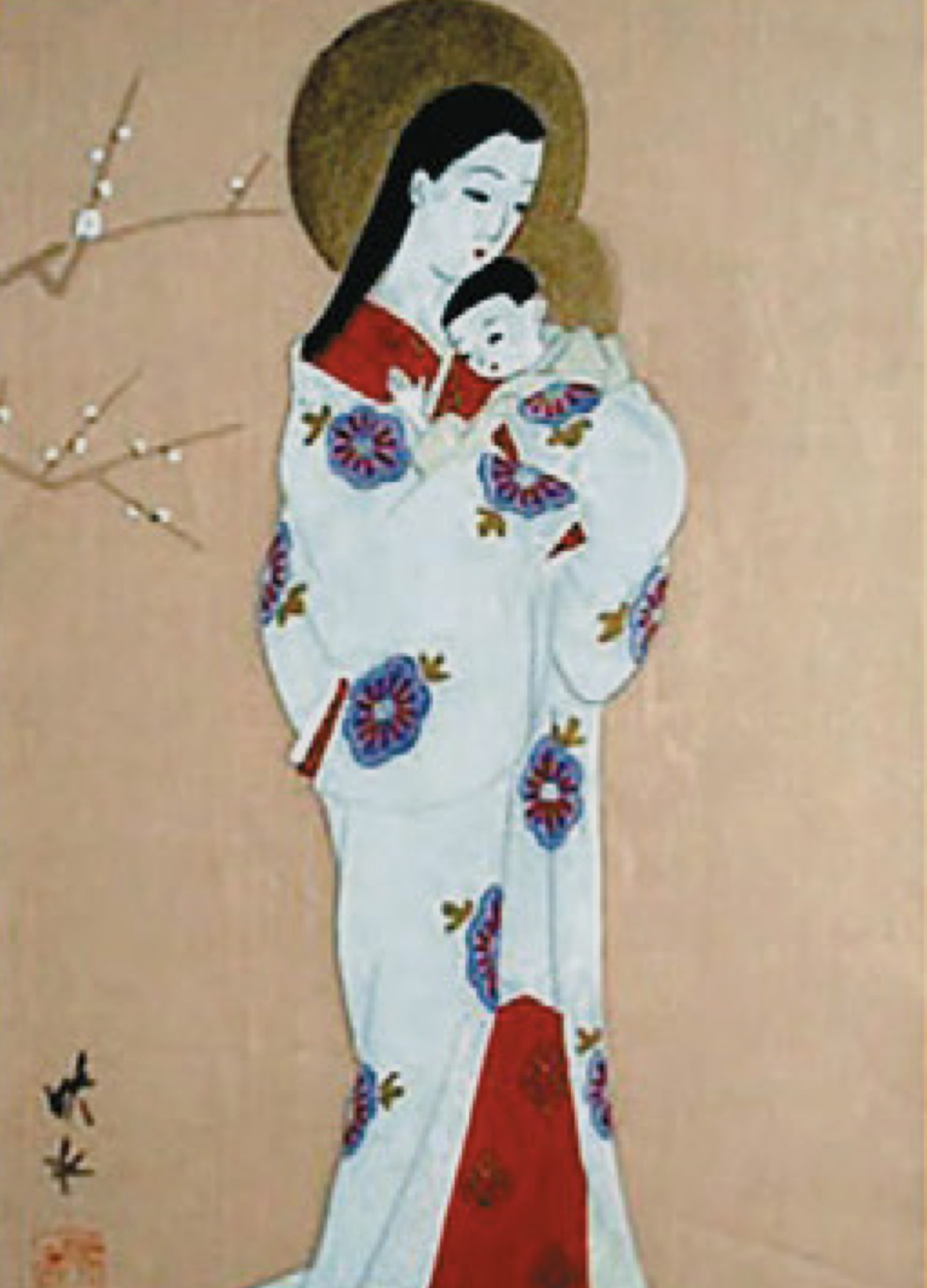 Αναπαράσταση της Παναγίας με το βρέφος από την Ιαπωνία IMG 3658