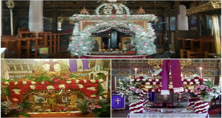 Ο Επιτάφιος σε Σαρδές, Δάφνη, Πλάκα  (photos)