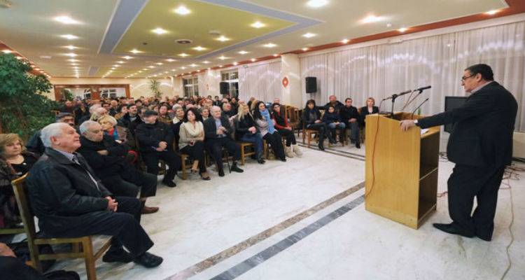 &Pi;&rho;&omicron;&epsilon;&kappa;&lambda;&omicron;&gamma;&iota;&kappa;ή &omicron;&mu;&iota;&lambda;ί&alpha; &Alpha;&theta;&alpha;&nu;&alpha;&sigma;ί&omicron;&upsilon; &sigma;&tau;&eta; &Lambda;ή&mu;&nu;&omicron;