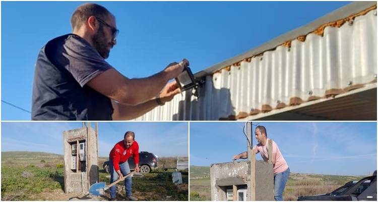 Κυνηγετικός Σύλλογος Λήμνου: Εργασίες στο κλωβό διαχείμασης