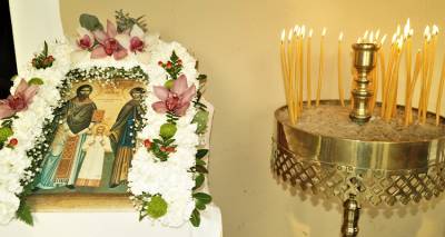 &Lambda;ή&mu;&nu;&omicron;&sigmaf;: &Pi;&alpha;&nu;&eta;&gamma;&upsilon;&rho;ί&zeta;&epsilon;&iota; &tau;&eta; &Lambda;&alpha;&mu;&pi;&rho;&omicron;&tau;&rho;ί&tau;&eta; &omicron; &Iota;.&Nu;. &tau;&omega;&nu; &Alpha;&gamma;ί&omega;&nu; &Rho;&alpha;&phi;&alpha;ή&lambda; &ndash; &Nu;&iota;&kappa;&omicron;&lambda;ά&omicron;&upsilon; &kappa;&alpha;&iota; &Epsilon;&iota;&rho;ή&nu;&eta;&sigmaf;