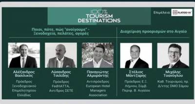 &Omicron; &Sigma;&tau;έ&lambda;&iota;&omicron;&sigmaf; &Mu;ά&nu;&tau;&zeta;&alpha;&rho;&eta;&sigmaf; &sigma;&tau;&omicron; &alpha;&upsilon;&rho;&iota;&alpha;&nu;ό &laquo;100% Tourism Destinations&raquo;