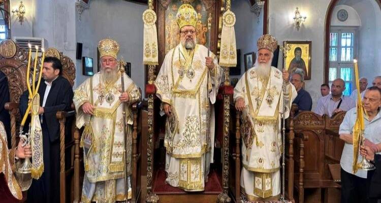 Πολυαρχιερατικός Εσπερινός και Συλλείτουργο εορτής Αγίου Πνεύματος στην Μητρόπολη Λήμνου