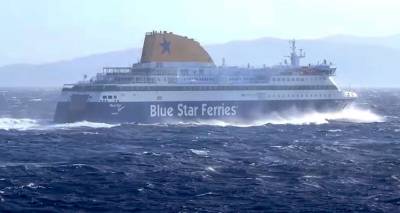 &Beta;&Iota;&Nu;&Tau;&Epsilon;&Omicron;: &Tau;&omicron; Blue Star Myconos &laquo;&delta;&alpha;&mu;ά&zeta;&epsilon;&iota;&raquo; &tau;&omicron; &beta;&omicron;&rho;&iota;ά &tau;&omicron;&upsilon; &Alpha;&iota;&gamma;&alpha;ί&omicron;&upsilon;!