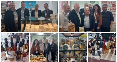 &Omicron;&iota; &epsilon;&pi;&iota;&chi;&epsilon;&iota;&rho;ή&sigma;&epsilon;&iota;&sigmaf; &tau;&eta;&sigmaf; &Lambda;ή&mu;&nu;&omicron;&upsilon; &sigma;&tau;&eta; FOOD EXPO (photos)