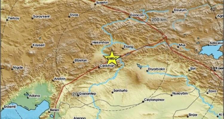 Σεισμός 5,9 Ρίχτερ στην ανατολική Τουρκία