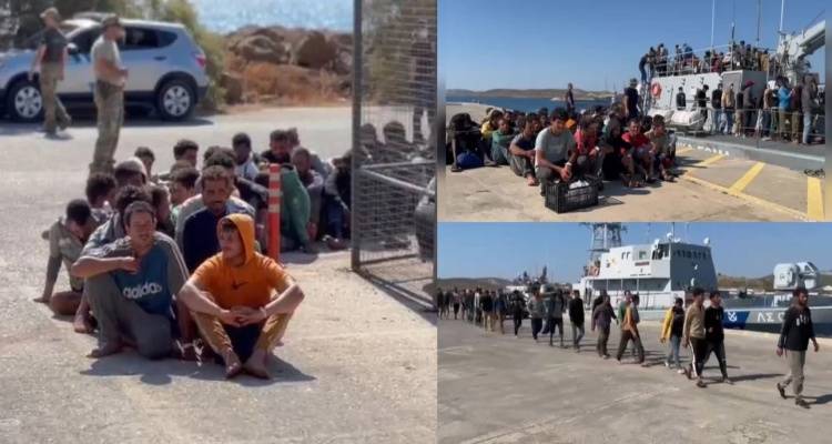 Από την Κρήτη στο Λαύριο 247 μετανάστες που έφτασαν από Λιβύη, μεταφέρονται σε κέντρα κράτησης