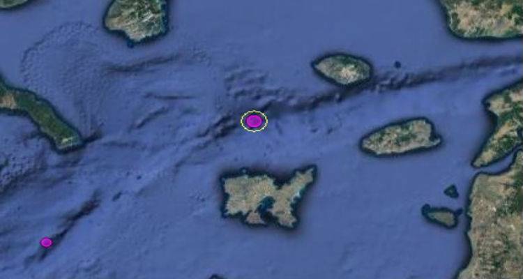 Σεισμική δόνηση Βόρεια της Λήμνου