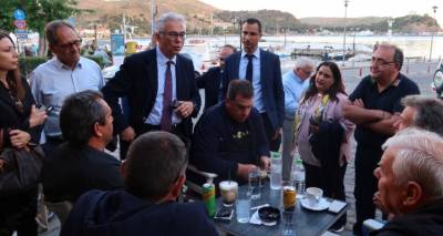 &Sigma;&tau;&eta; &Lambda;ή&mu;&nu;&omicron; &mu;&epsilon; &tau;&omicron; &kappa;&lambda;&iota;&mu;ά&kappa;&iota;&omicron; &tau;&eta;&sigmaf; &Nu;.&Delta;. &omicron; &Iota;ά&sigma;&omega;&nu; &Pi;&iota;&pi;ί&nu;&eta;&sigmaf;