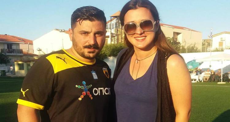 Στη Λήμνο με τους παλαίμαχους της ΑΕΚ και ο αδερφός του Παντελή Παντελίδη (photo)