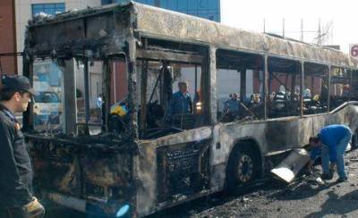 Στις φλόγες λεωφορείο του ΟΑΣΑ στη Λ.Κηφισού