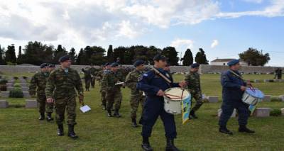 Η στρατιωτική μουσική της 88ΣΔΙ Λήμνου και τα σαλπίσματα που καθήλωσαν τους Αρχηγούς! (photos + video)