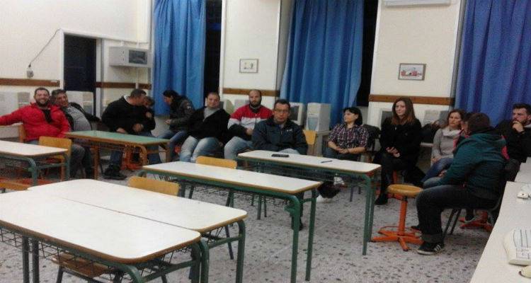 Βραχεία Παρέμβαση στο Εσπερινό Γυμνάσιο Μύρινας