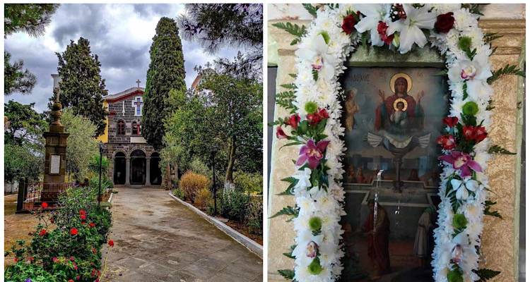 &Lambda;ή&mu;&nu;&omicron;&sigmaf;: &Sigma;&tau;&omicron;&nu; &Iota;.&Nu; &Alpha;&gamma;ί&omicron;&upsilon; &Gamma;&epsilon;&omega;&rho;&gamma;ί&omicron;&upsilon; &sigma;&tau;&omicron; &Rho;&epsilon;&pi;&alpha;&nu;&iota;&delta;&iota; &phi;έ&tau;&omicron;&sigmaf; &omicron; &epsilon;&omicron;&rho;&tau;&alpha;&sigma;&mu;ό&sigmaf; &tau;&eta;&sigmaf; &Zeta;&omega;&omicron;&delta;ό&chi;&omicron;&upsilon; &Pi;&eta;&gamma;ή&sigmaf;