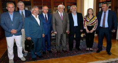 Τον Προκόπη Παυλόπουλο επισκέφθηκε ο Συντονιστής της Αποκεντρωμένης Διοίκησης Αιγαίου