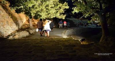 Υπό το φως της Πανσελήνου στο Κάστρο της Μύρινας | Άνοιξε ο δρόμος για το «φεστιβάλ κάστρου» (photos)