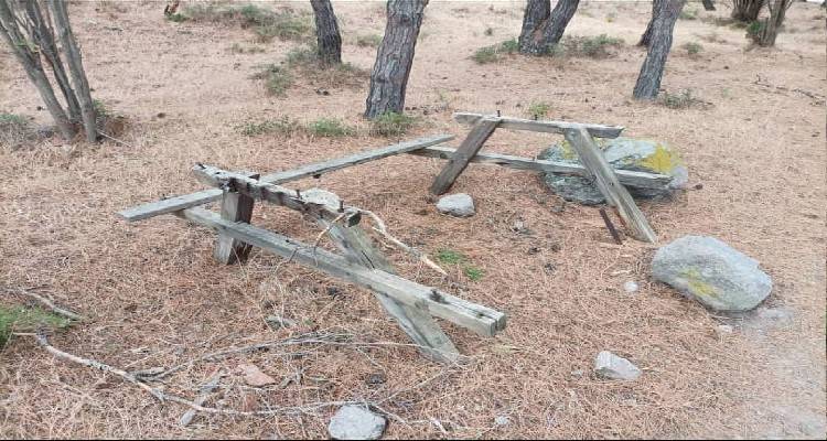 Μύρινα: Θλίψη από τις εικόνες στο δασάκι του Αγίου Νικολάου