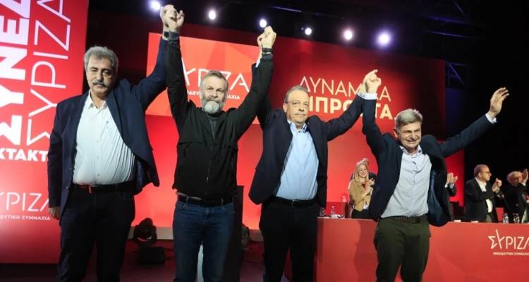 &Sigma;&Upsilon;&Rho;&Iota;&Zeta;&Alpha;: &Alpha;&pi;ό&psi;&epsilon; &tau;&omicron; debate &tau;&omega;&nu; &tau;&epsilon;&sigma;&sigma;ά&rho;&omega;&nu; &upsilon;&pi;&omicron;&psi;ή&phi;&iota;&omega;&nu; &pi;&rho;&omicron;έ&delta;&rho;&omega;&nu; -&Delta;&upsilon;&sigma;&tau;&omicron;&kappa;ί&alpha; &sigma;&tau;&omicron; &kappa;ό&mu;&mu;&alpha; &Kappa;&alpha;&sigma;&sigma;&epsilon;&lambda;ά&kappa;&eta;