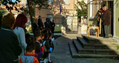 Αγιασμός σήμερα στο 2ο Νηπιαγωγείο Μύρινας (photos)