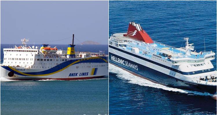 Δεμένα τα πλοία λόγω καιρού | Στο Λαύριο το «Πρέβελης», στον Πειραιά το «Μύκονος»