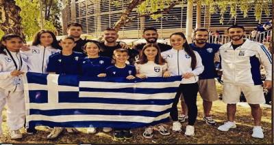 5 &alpha;&theta;&lambda;&eta;&tau;έ&sigmaf; &alpha;&pi;&omicron; &tau;&eta; &Lambda;ή&mu;&nu;&omicron; &sigma;&tau;&omicron; OPEN KARATE CUP