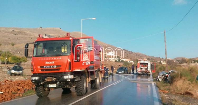 Λήμνος - Συμβαίνει τώρα: Σοβαρό τροχαίο ατύχημα | Σύγκρουση φορτηγού με ΙΧ (photos)