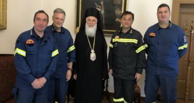 &Sigma;&tau;&omicron;&nu; &Mu;&eta;&tau;&rho;&omicron;&pi;&omicron;&lambda;ί&tau;&eta; &Lambda;ή&mu;&nu;&omicron;&upsilon; &omicron; &nu;έ&omicron;&sigmaf; &Upsilon;&pi;&omicron;&sigma;&tau;&rho;ά&tau;&eta;&gamma;&omicron;&sigmaf; &tau;&omicron;&upsilon; &Pi;&upsilon;&rho;&omicron;&sigma;&beta;&epsilon;&sigma;&tau;&iota;&kappa;&omicron;ύ &Sigma;ώ&mu;&alpha;&tau;&omicron;&sigmaf; &Alpha;&iota;&gamma;&alpha;ί&omicron;&upsilon;