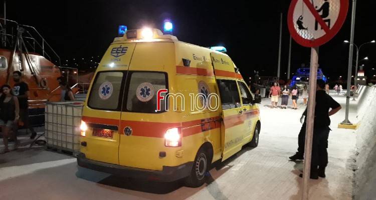 Διακομιδή ασθενούς εχθές από τον Άγιο Ευστράτιο