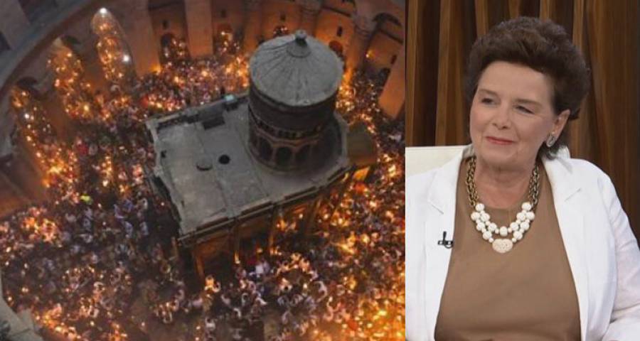 &Eta; &Tau;ώ&nu;&iota;&alpha; &Mu;&omicron;&rho;&omicron;&pi;&omicron;ύ&lambda;&omicron;&upsilon; &eta; &gamma;&upsilon;&nu;&alpha;ί&kappa;&alpha; &pi;&omicron;&upsilon; &laquo;&xi;&epsilon;&kappa;&lambda;&epsilon;ί&delta;&omega;&sigma;&epsilon;&raquo; &tau;&alpha; &mu;&upsilon;&sigma;&tau;&iota;&kappa;ά &tau;&omicron;&upsilon; &Pi;&alpha;&nu;&alpha;&gamma;ί&omicron;&upsilon; &Tau;ά&phi;&omicron;&upsilon; &mu;&iota;&lambda;ά&epsilon;&iota; &sigma;&tau;&omicron;&nu; FM100