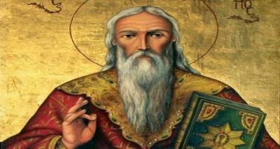 &Omicron; Ά&gamma;&iota;&omicron;&sigmaf; &Chi;&alpha;&rho;ά&lambda;&alpha;&mu;&pi;&omicron;&sigmaf; &kappa;&alpha;&iota; &tau;&omicron; &theta;&alpha;ύ&mu;&alpha; &sigma;&tau;&omicron; &Beta;ά&rho;&omicron;&sigmaf; &tau;&eta;&sigmaf; &Lambda;ή&mu;&nu;&omicron;&upsilon;