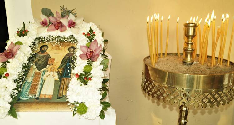 &Pi;&alpha;&nu;&eta;&gamma;&upsilon;&rho;ί&zeta;&epsilon;&iota; &tau;&omicron; &Mu;&epsilon;&tau;ό&chi;&iota; &tau;&omega;&nu; &Alpha;&gamma;ί&omega;&nu; &Rho;&alpha;&phi;&alpha;ή&lambda;, &Nu;&iota;&kappa;&omicron;&lambda;ά&omicron;&upsilon; &kappa;&alpha;&iota; &Epsilon;&iota;&rho;ή&nu;&eta;&sigmaf; &sigma;&tau;&omicron;&nu; &Mu;&omicron;ύ&delta;&rho;&omicron; | &Tau;&omicron; &pi;&rho;ό&gamma;&rho;&alpha;&mu;&mu;&alpha; &tau;&eta;&sigmaf; &Lambda;&alpha;&mu;&pi;&rho;&omicron;&tau;&rho;ί&tau;&eta;&sigmaf;