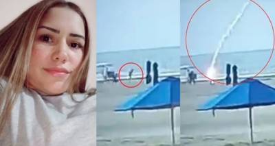 Bίντεο: Η τρομακτική στιγμή που μητέρα δύο παιδιών σκοτώνεται από κεραυνό σε παραλία της Κολομβίας