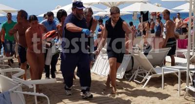 &Tau;&rho;&alpha;&gamma;&omega;&delta;ί&alpha; &mu;&epsilon; &tau;&omicron;&nu; 15&chi;&rho;&omicron;&nu;&omicron; &sigma;&tau;&eta; &Chi;&alpha;&lambda;&kappa;&iota;&delta;&iota;&kappa;ή: &Tau;&omicron;&nu; &epsilon;ί&delta;&alpha;&nu; &mu;&pi;&rho;&omicron;ύ&mu;&upsilon;&tau;&alpha;, &laquo;&mu;ά&lambda;&lambda;&omicron;&nu; ή&pi;&iota;&epsilon; &nu;&epsilon;&rho;ό &kappa;&alpha;&iota; &pi;&nu;ί&gamma;&eta;&kappa;&epsilon;&raquo; | &Kappa;&alpha;&tau;έ&rho;&rho;&epsilon;&upsilon;&sigma;&epsilon; &omicron; &pi;&alpha;&tau;έ&rho;&alpha;&sigmaf; &tau;&omicron;&upsilon;