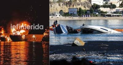 Μαρίνα Ζέας: Αποκαΐδια και βυθισμένα σκάφη άφησε πίσω της η φωτιά -Ξεκίνησε από ξύλινο ημερόπλοιο [εικόνες]