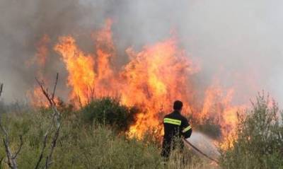 Κινδύνεψε από πυρκαγιά το κτήμα της Μητρόπολης Λήμνου