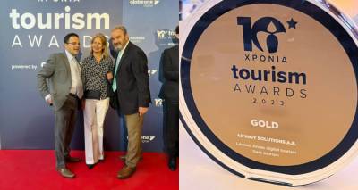 &Lambda;ή&mu;&nu;&omicron;&sigmaf;: &Chi;&rho;&upsilon;&sigma;ό &beta;&rho;&alpha;&beta;&epsilon;ί&omicron; &gamma;&iota;&alpha; &tau;&omicron;&upsilon;&sigmaf; Anzac &sigma;&tau;&alpha; Tourism Awards