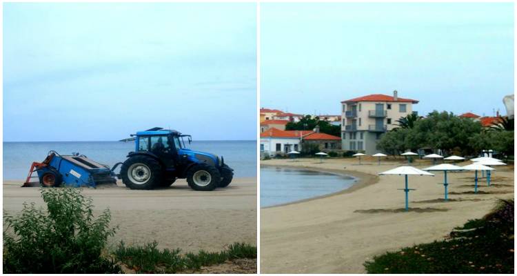 Ετοιμάζονται να υποδεχτούν τους λουόμενους οι παραλίες της Λήμνου (photos)