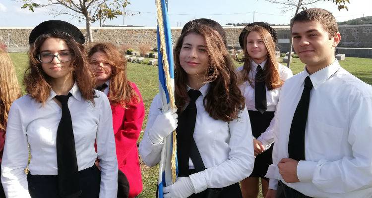 Το ΓΕΛ Μούδρου στον εορτασμό της εκατονταετηρίδας από την ανακωχή του Μούδρου