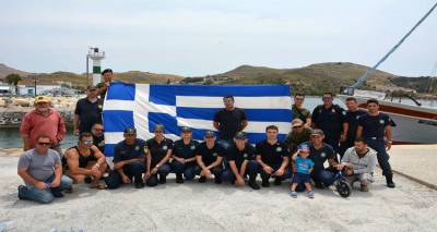 Πραγματοποιήθηκε ο καθαρισμός στο λιμάνι της Μύρινας (photos)