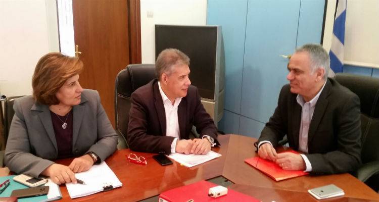 Συνάντηση Καλογήρου - Σκουρλέτη για την υποστελέχωση των υπηρεσιών της Περιφέρειας Β. Αιγαίου