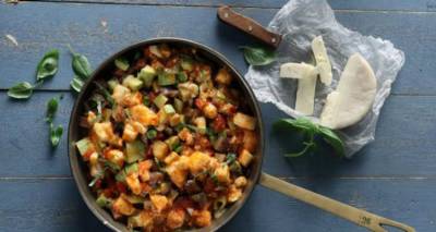 Μπριάμ… εις τον κύβο, με μελίχλωρο Λήμνου και βασιλικό