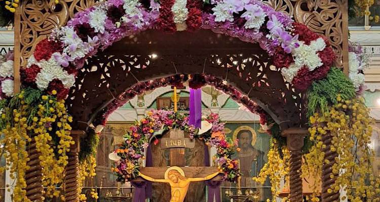 Λήμνος: Ο Επιτάφιος στη Φισίνη