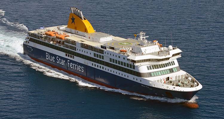 &Alpha;&lambda;&alpha;&lambda;&omicron;ύ&mu; &sigma;&tau;&eta;&nu; &alpha;&kappa;&tau;&omicron;&pi;&lambda;&omicron;ΐ&alpha;: &Pi;&rho;&omicron;&chi;&theta;έ&sigmaf; &alpha;&pi;&omicron;&chi;&alpha;&iota;&rho;&epsilon;&tau;ή&sigma;&alpha;&mu;&epsilon; &tau;&omicron; Blue Star Delos, &epsilon;&chi;&theta;έ&sigmaf; &epsilon;&pi;&iota;&mu;&eta;&kappa;ύ&nu;&theta;&eta;&kappa;&epsilon; &eta; &pi;&alpha;&rho;&alpha;&mu;&omicron;&nu;ή &tau;&omicron;&upsilon; &sigma;&tau;&eta; &gamma;&rho;&alpha;&mu;&mu;ή &tau;&eta;&sigmaf; &Lambda;ή&mu;&nu;&omicron;&upsilon;.