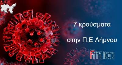 7 &kappa;&rho;&omicron;ύ&sigma;&mu;&alpha;&tau;&alpha; &sigma;&tau;&eta;&nu; &Pi;.&Epsilon; &Lambda;ή&mu;&nu;&omicron;&upsilon;