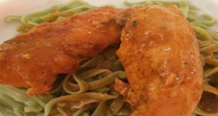 Κοτόπουλο tikka masala με φλωμάρι Λήμνου