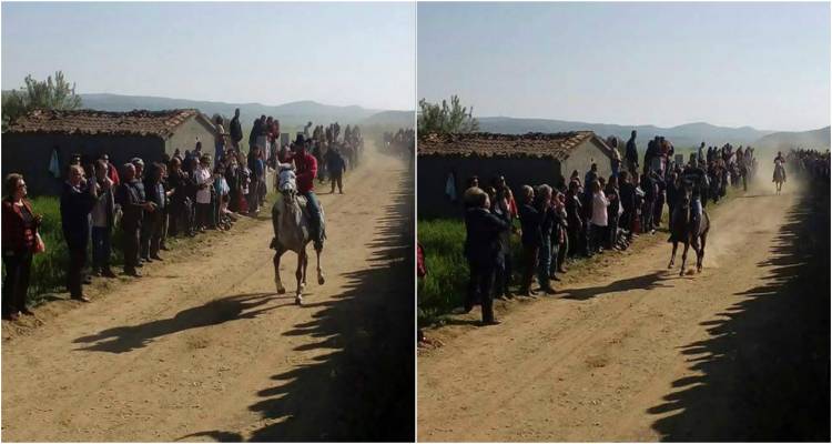 Λήμνος: Έτρεξαν και φέτος τα άλογα προς τιμήν του Αγίου Γεωργίου στην Καλλιόπη (photos + video)