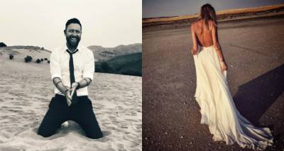 Γιάννης Βαρδής - Νατάσα Σκαφιδά: Οι πόζες μετά τον γάμο στις Αμμοθίνες της Λήμνου! (photos)