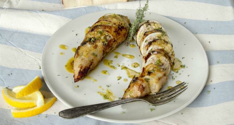 Καλαμάρι γεμιστό με ρύζι