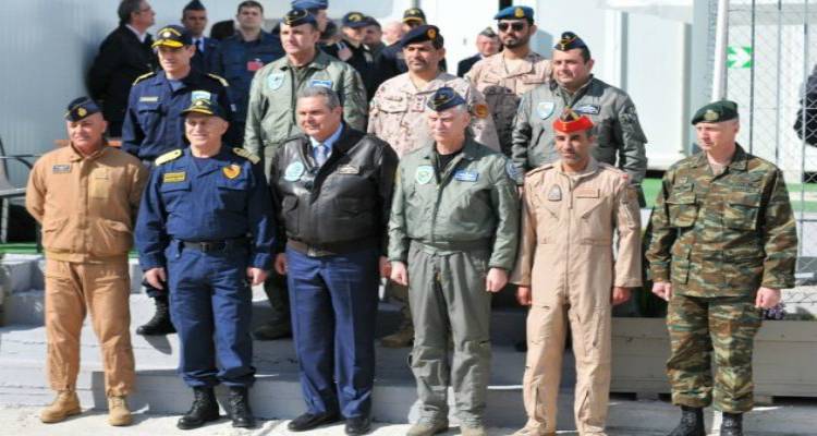 Ηνιόχος 2017: Κοινή άσκηση Ελλάδας, ΗΠΑ, Ιταλίας, Ισραήλ και Εμιράτων σε Λήμνο και Καστελόριζο